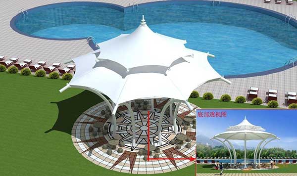 城市廣場膜結構